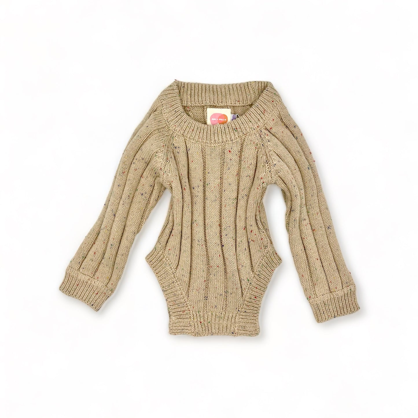 Sweater Romper - Taupe