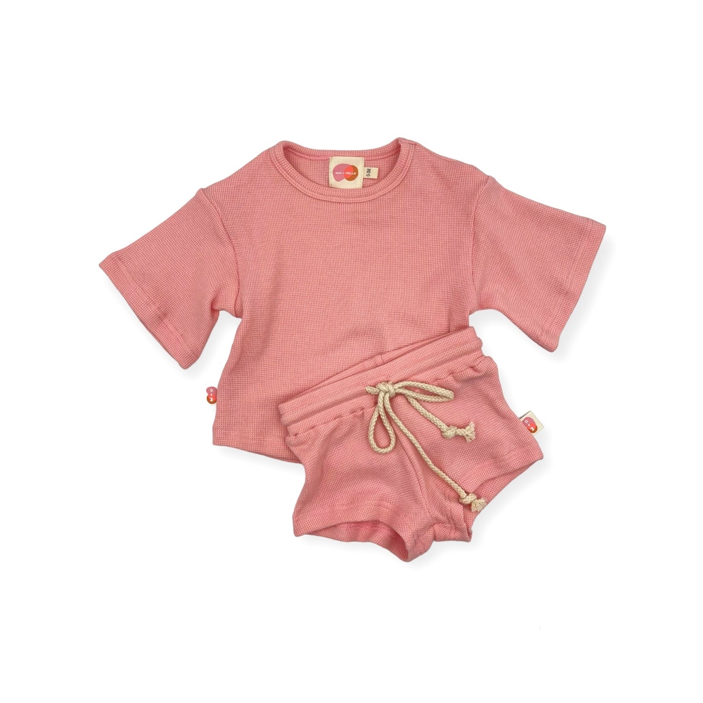 Waffle Set - Salmon Pink