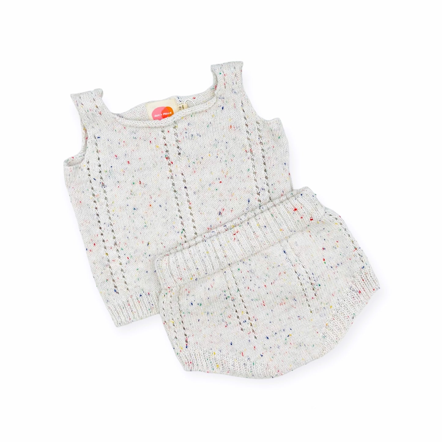 Dottie Knit Set - Snow