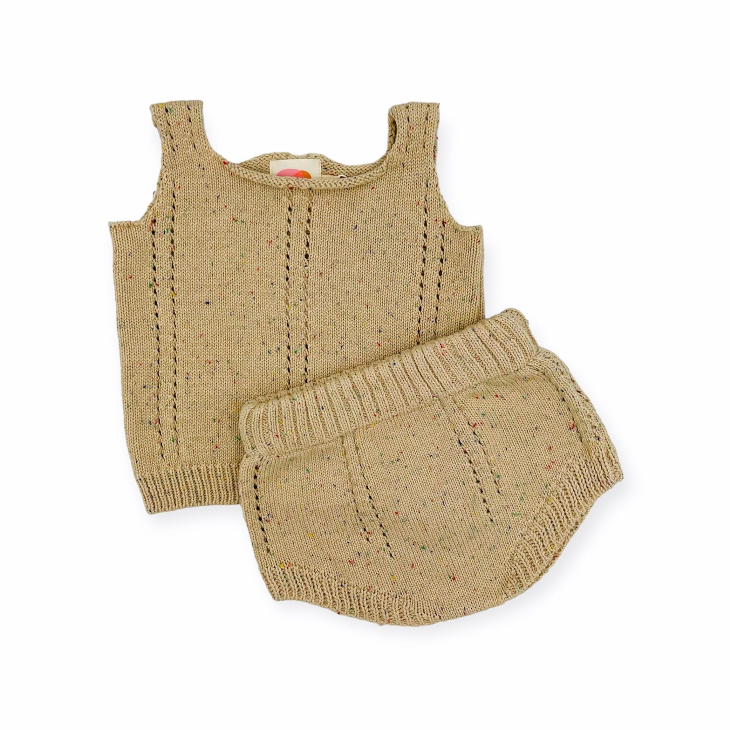 Dottie Knit Set - Taupe
