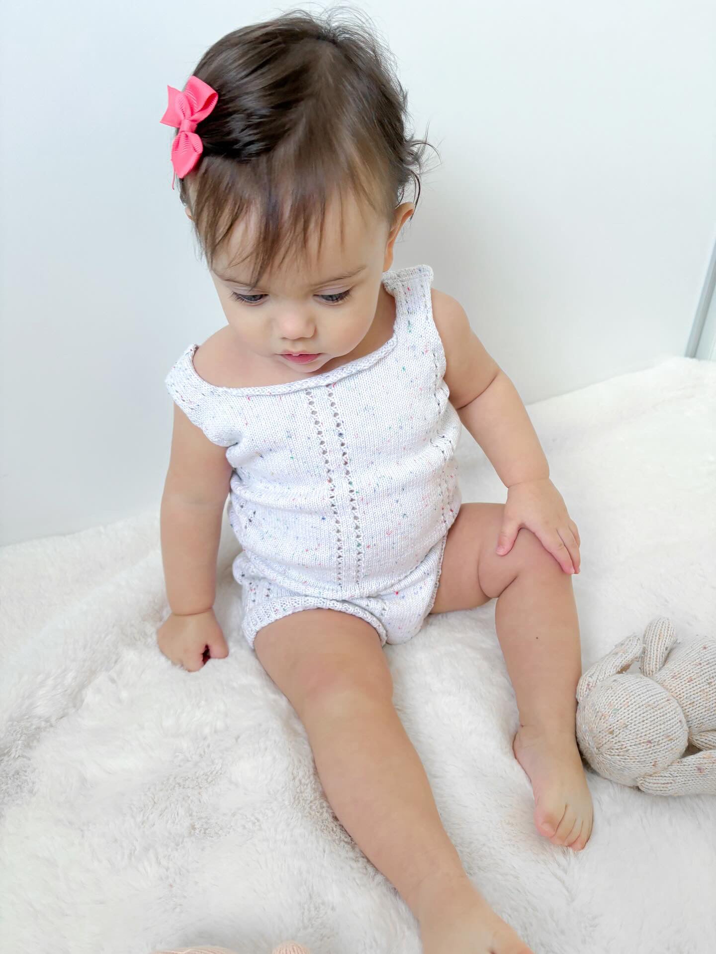 Dottie Knit Set - Snow