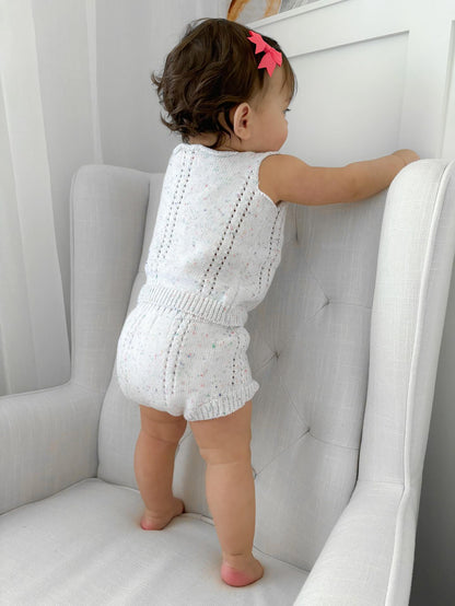 Dottie Knit Set - Snow