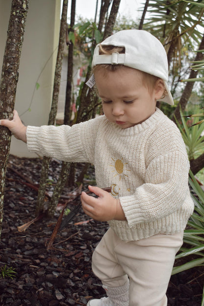 Sun, Moon & Stars Sweater - Oat