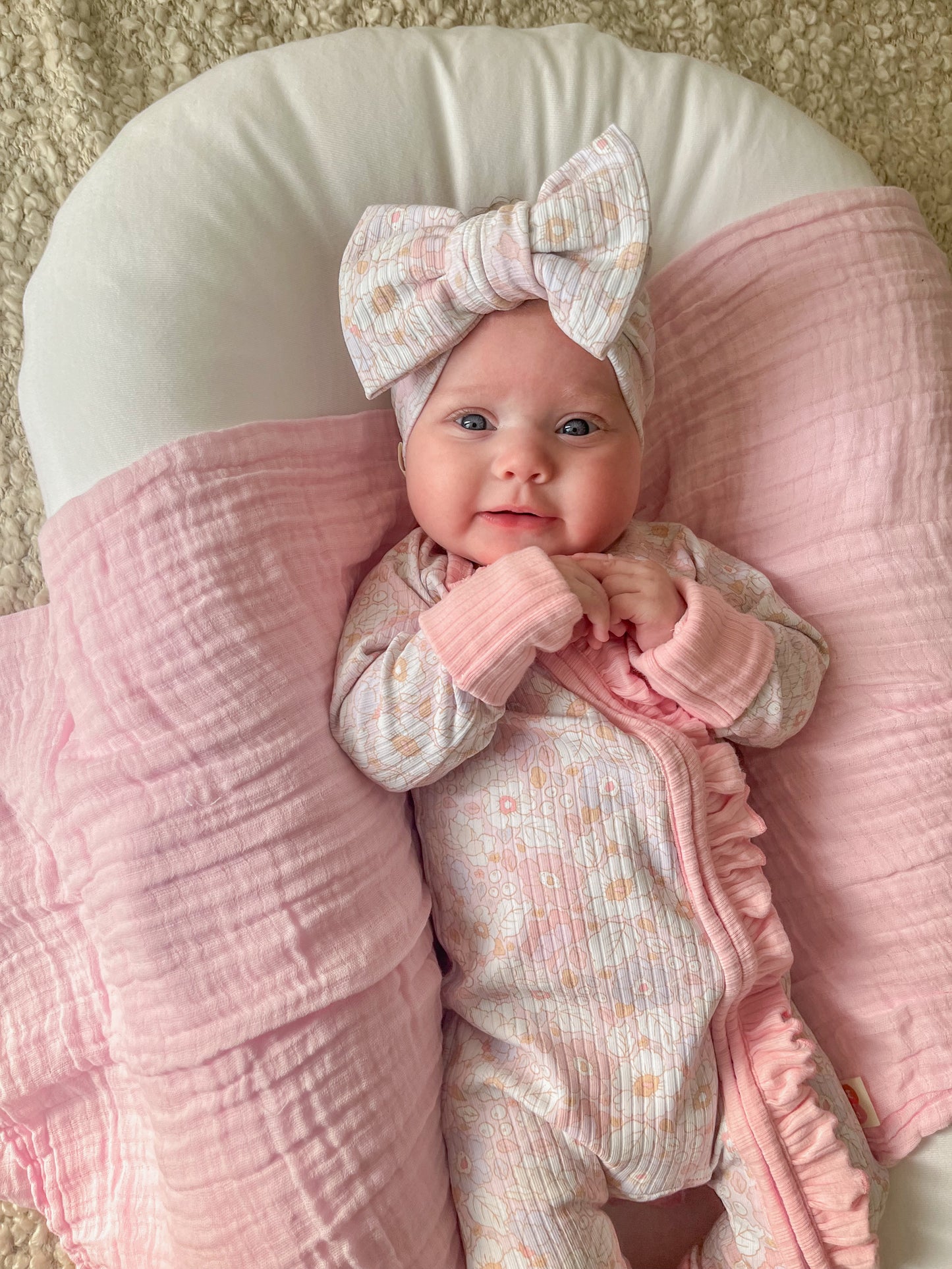 Autumn Romper - Pink Floral