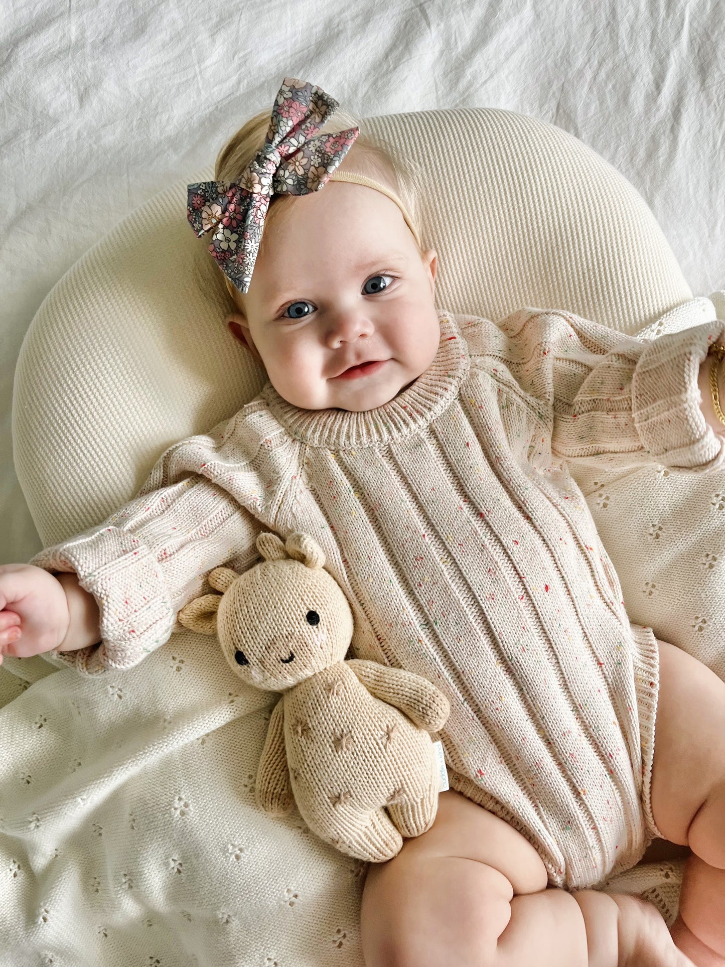 Sweater Romper - Cream