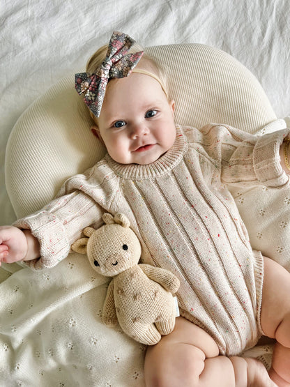 Sweater Romper - Cream