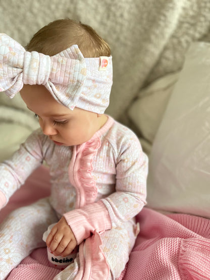 Autumn Headband - Pink Floral